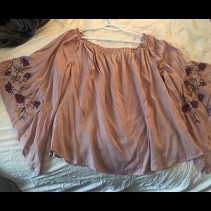 Blush pink top 3xl